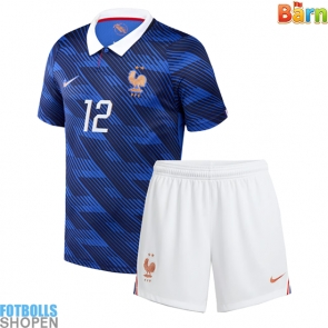 Billiga Frankrike Randal Kolo Muani #12 Hemmatröja Barn VM 2026 Kortärmad (+ Korta byxor)